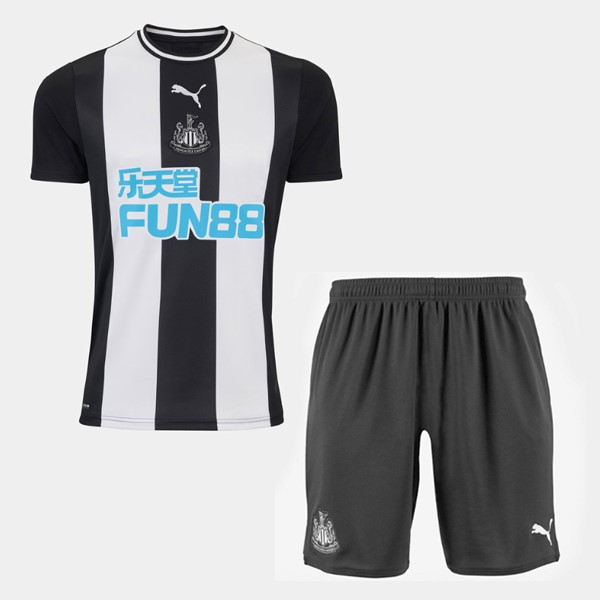 Trikot Newcastle United Heim Kinder 2019-20 Weiß Schwarz Fussballtrikots Günstig